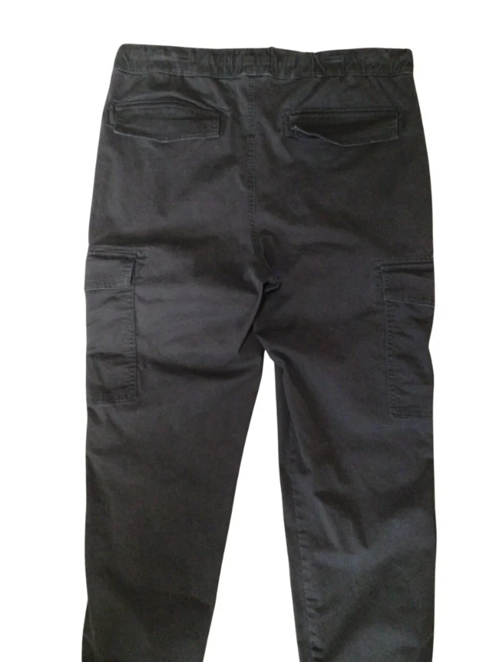 Sonoma Pants Women’s M Medium Charcoal Black Cargo Jogger Utility Pockets Casual